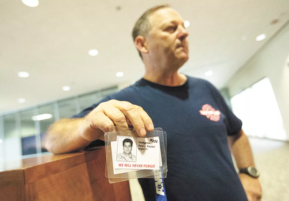 Libby has less than 90 stair climbs left before he has walked for all of the - 343 firefighters lost on that fateful day. - YOUNG KWAK