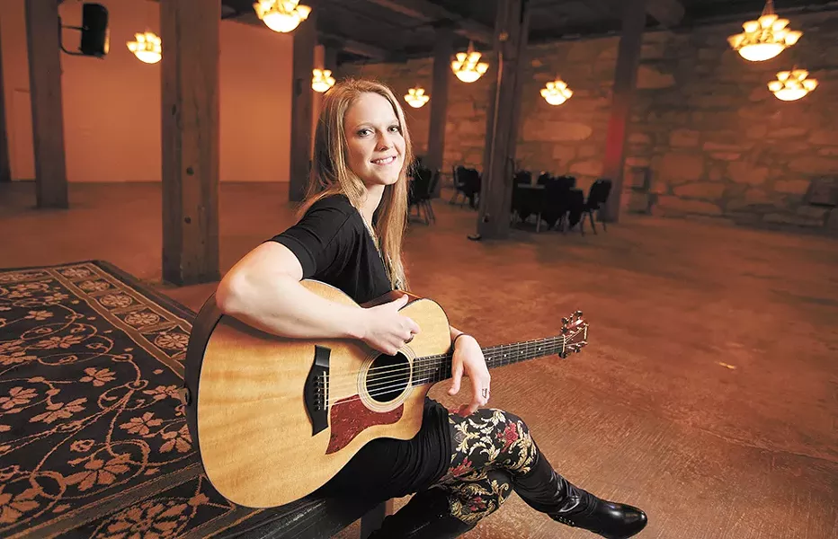 Local singer-songwriter Nicole Lewis performs at Chateau Rive Jan. 23. - YOUNG KWAK