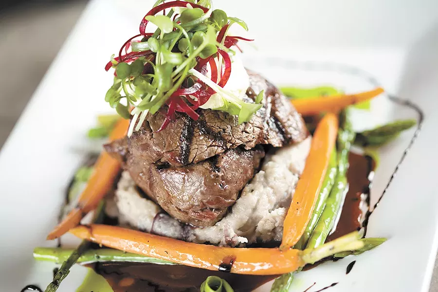 Locally sourced beef tenderloin by Chef Scott Rutter