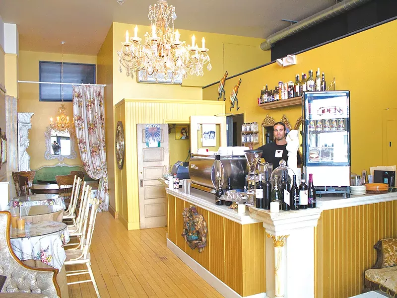 Luxe Coffee House is known for its snazzy interior as well as its lattes. - NICHOLAS GRAUERT