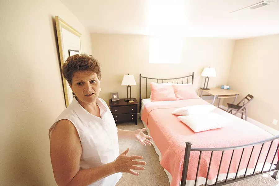 Mari-Pat Corrigan rents an apartment in her house on Airbnb. - YOUNG KWAK
