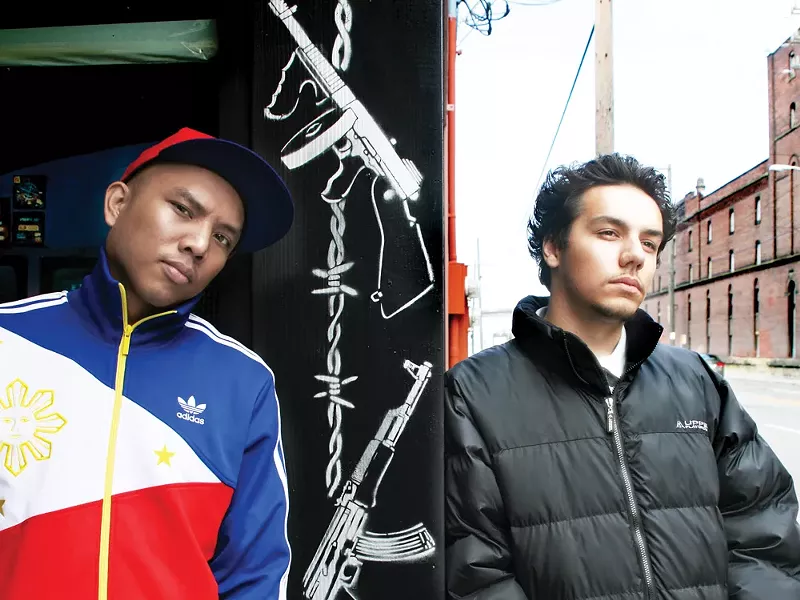 MC Geologic (left) and DJ Sabzi are Blue Scholars