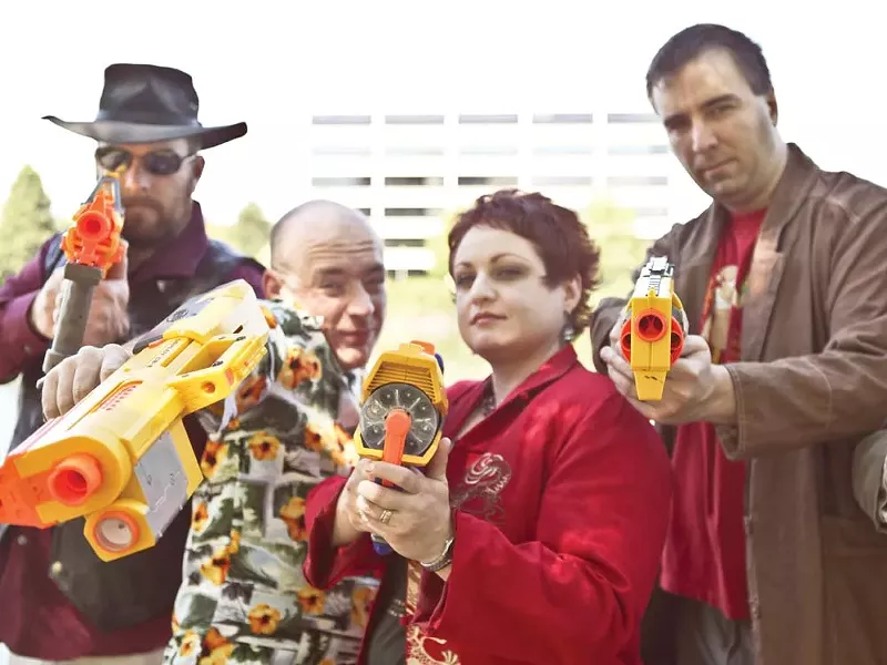 Members of Spokane's Firefly LARP. - JORDAN BEAUCHAMP