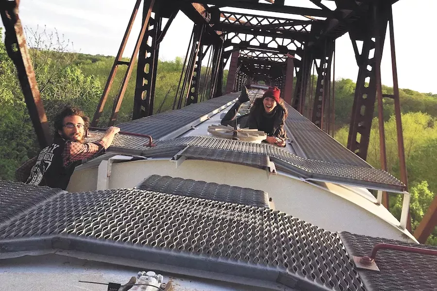 Modern-day hobos stay connected via the Internet, sharing tips, stories and photos like these captured by train-hopping photographer Molly Steele, who shares her work on Instagram. - MOLLY STEELE PHOTO