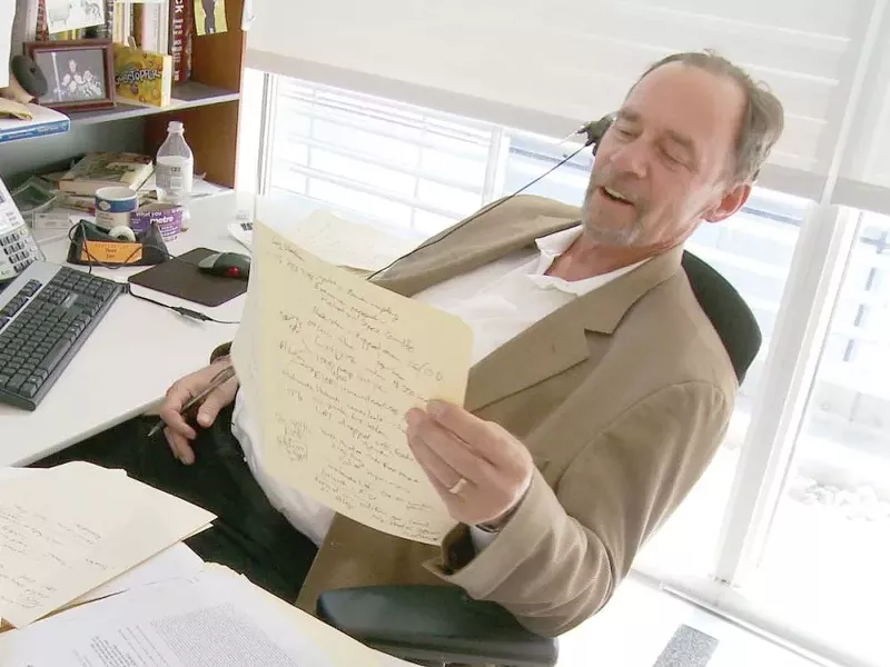 Most of the action centers on David Carr (pictured) and the Times’ media desk.