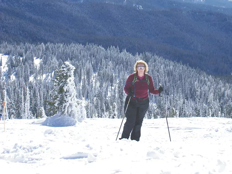 Mount Spokane offers some great snowshoeing — with great views. - DAN EDWARDS