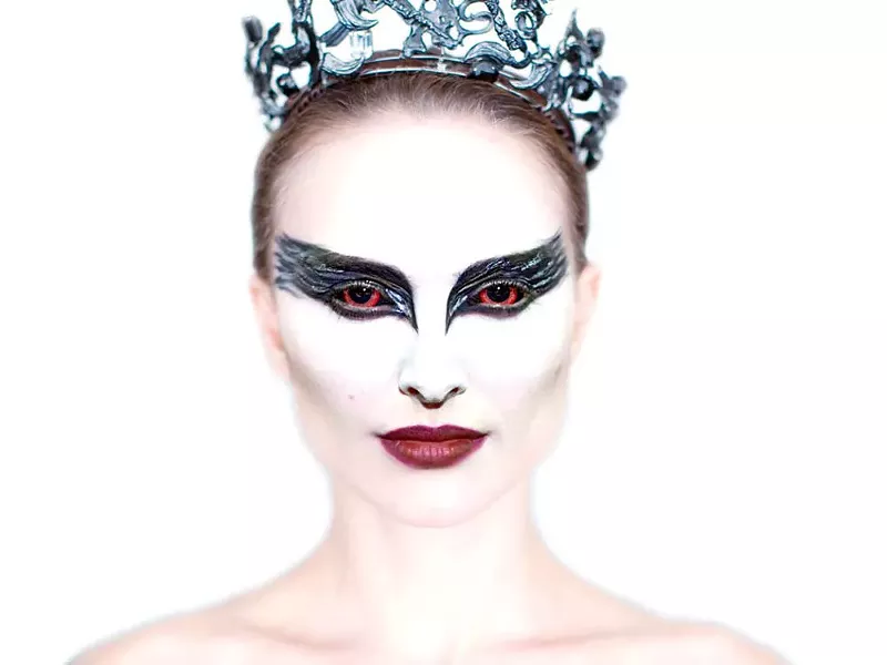 Natalie Portman as the Black Swan
