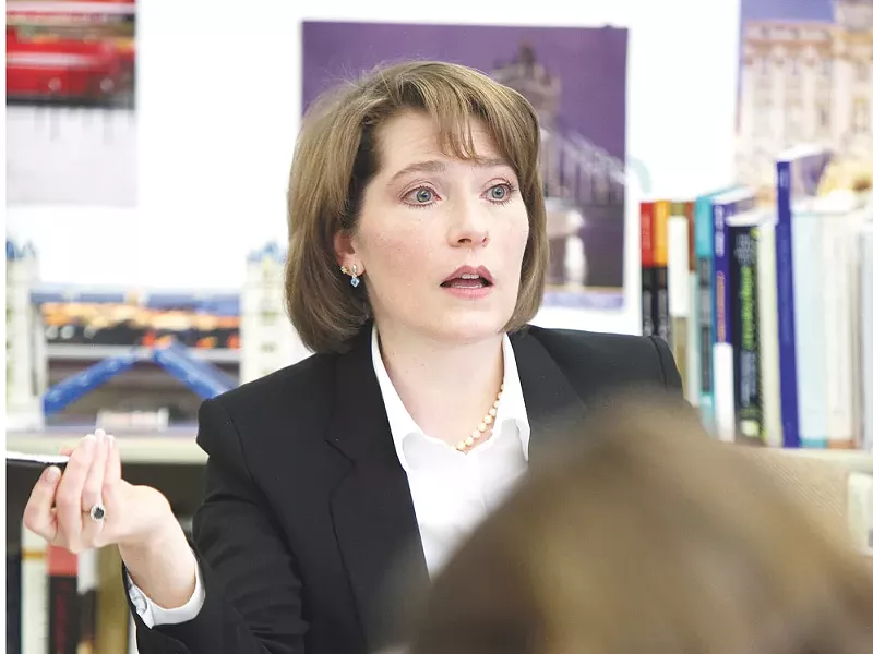 North Central High School teacher Kelly Stromberg will teach the school\\\'s Cambridge Capstone Program - YOUNG KWAK