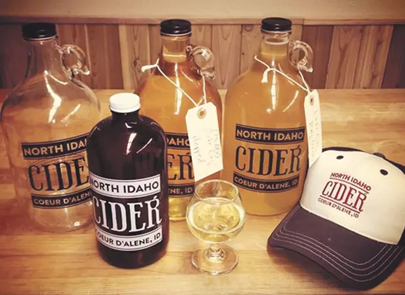 North Idaho Cider comes by the glass or the growler.
