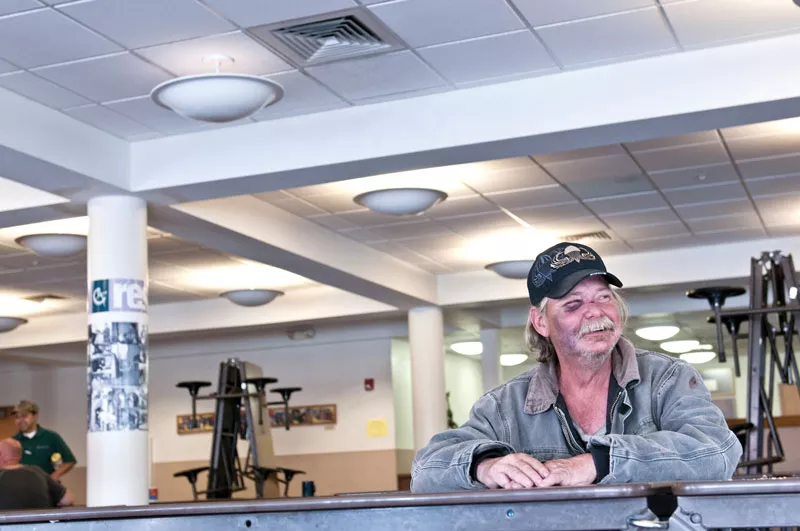 Organizations like the House of Charity in Spokane, where Randall Sluder stays, are expected to feel the strain. - AMY HUNTER
