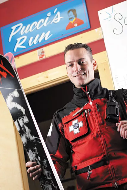 Our group has worked together 20, 30, 40 years, says Schweitzer Ski Patrol Captain Jonah Pucci, it makes the rest of us want to keep getting better. - YOUNG KWAK