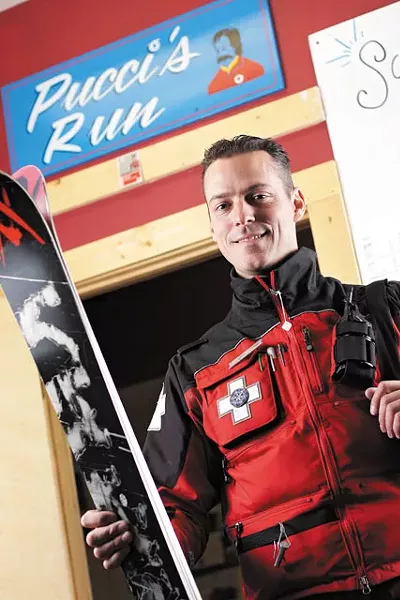 Our group has worked together 20, 30, 40 years, says Schweitzer Ski Patrol Captain Jonah Pucci, it makes the rest of us want to keep getting better. - YOUNG KWAK