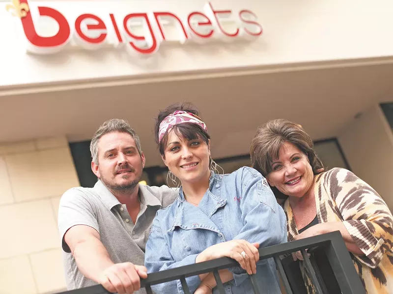 Owner Ryan Sowards (left), chef Justina Panther (center) and owner Judie Sowards saw Beignets close after just three months in business. - YOUNG KWAK