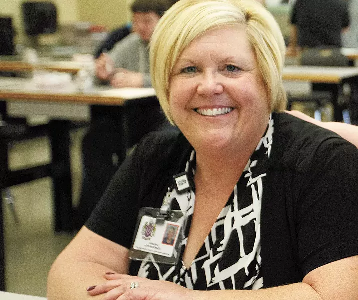 Principal Lori Wyborney is proud of how far Rogers has come, but believes considerable work remains. - YOUNG KWAK