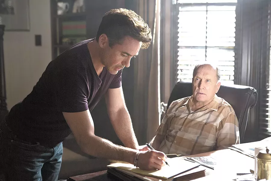 Robert Downey Jr. and Robert Duvall go head-to-head in The Judge.
