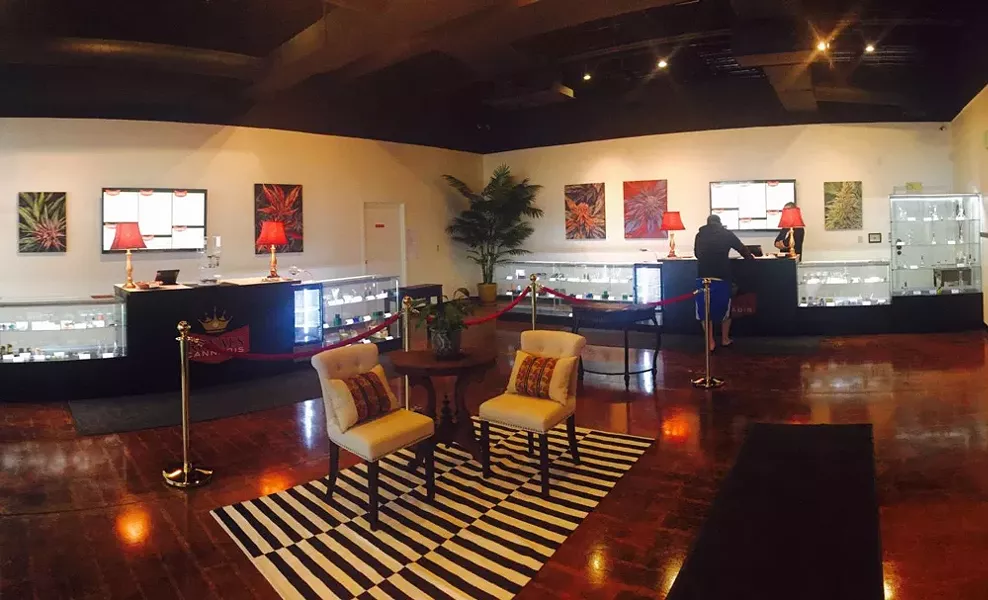 Royal's Cannabis went for comfortable in its decor. - ROYAL'S CANNABIS