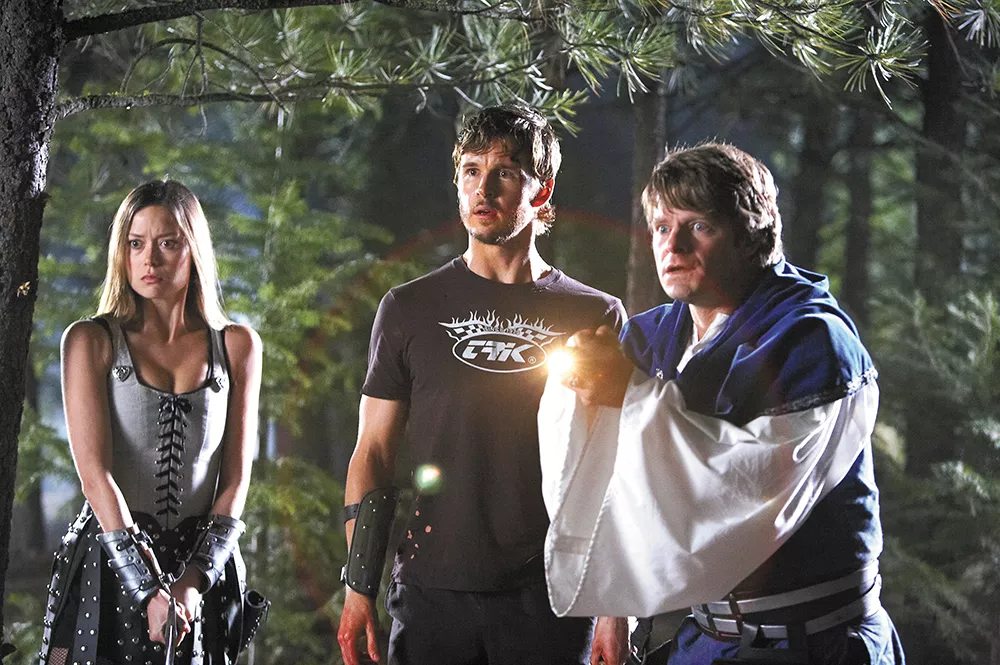 Shot in Spokane, Knights of Badassdom features star actors like (left to right) Summer Glau, Ryan Kwanten and Steve Zahn.