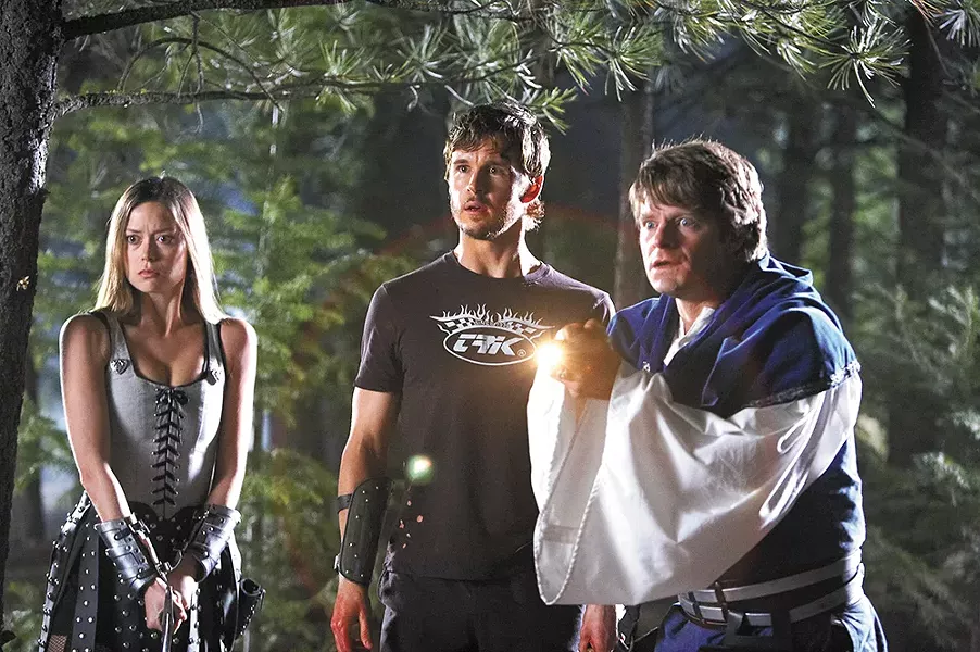 Shot in Spokane, Knights of Badassdom features star actors like (left to right) Summer Glau, Ryan Kwanten and Steve Zahn.