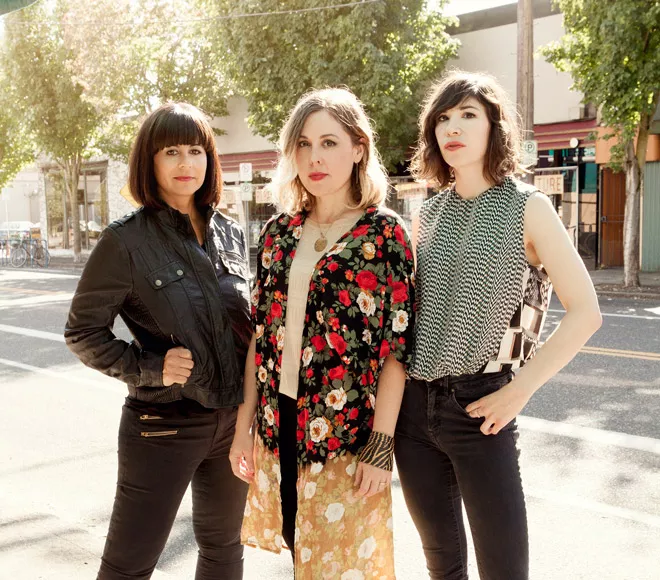 Sleater-Kinney plays their first show in nearly 10 years at the Knitting Factory Sunday. The show sold out in minutes, making it one of fastest-selling events ever for the venue.