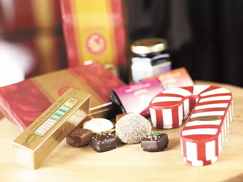 Spokandy’s classic treats take on a more festive look for the holidays. - YOUNG KWAK
