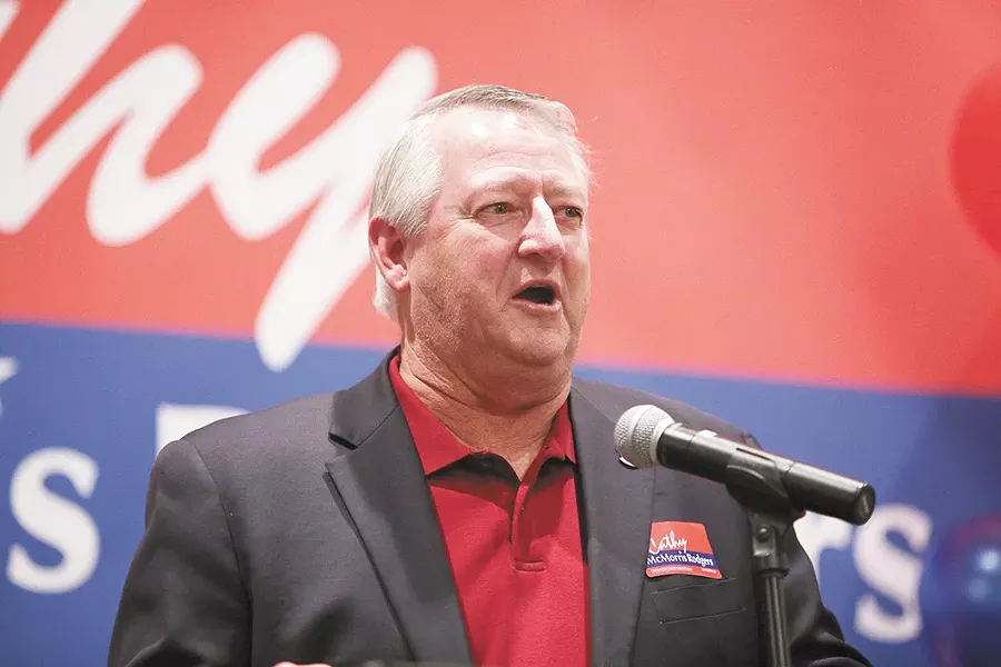 Spokane County Commissioner Al French fought off a challenge from Mary Lou Johnson, who ran on a Smart Justice platform. - YOUNG KWAK