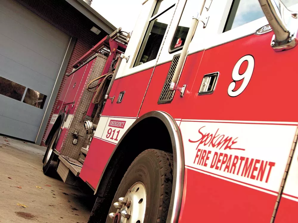 Spokane's Fire Station No. 9 was close to being shuttered before firefighters agreed to forgo pay raises this year. - YOUNG KWAK