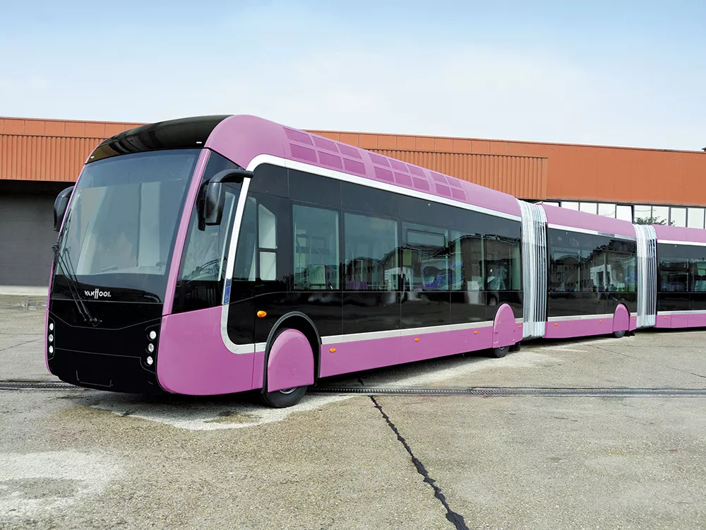 STA is hoping a North American manufacturer will start designing trolley buses like Van Hool\'s EquiCity line, currently in use in Italy.