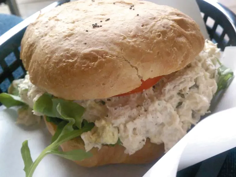 Stella\'s chicken salad sandwich