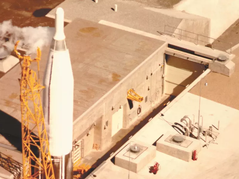 T he Deer Park ballistic missile launch complex, circa 1962.