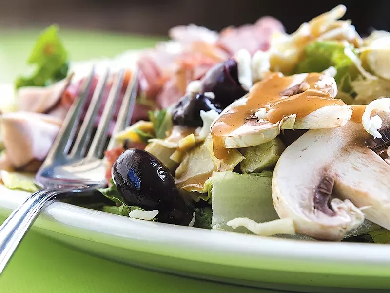 The antipasto salad from Four Sal\'s. - STEPHEN SCHLANGE