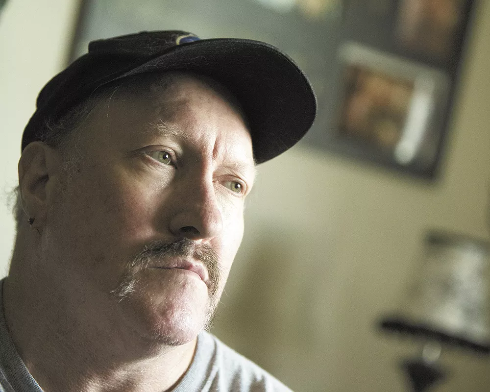 The apartment at Father Bach Haven Home has given Larry Hankins time to put his life back together. - YOUNG KWAK