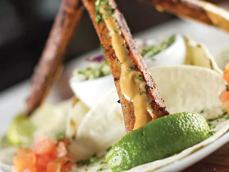 The Argentine fish tacos at Twigs - YOUNG KWAK