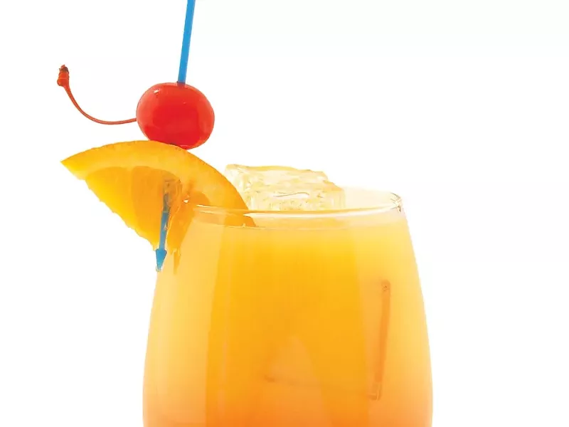 The "Caricias," with pisco.