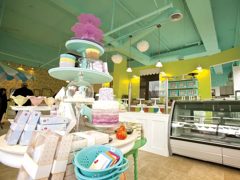 The cheery, colorful scene at Sweet Frostings. - MIKE MCCALL