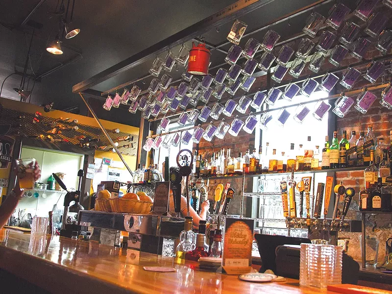 The mug club at Jones Radiator is an elite fraternity of beer lovers. - JENNIFER DEBARROS