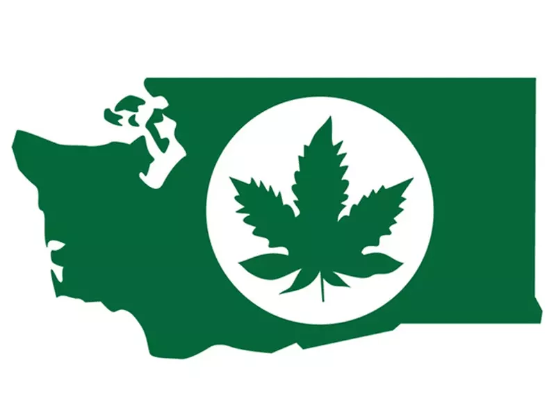 The new marijuana logo from the liquor control board. - COURTESY GRAPHIC