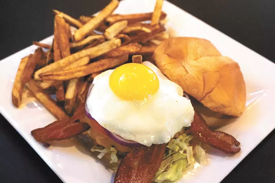 The new Royal Burger at 24 Taps. - COURTNEY BREWER