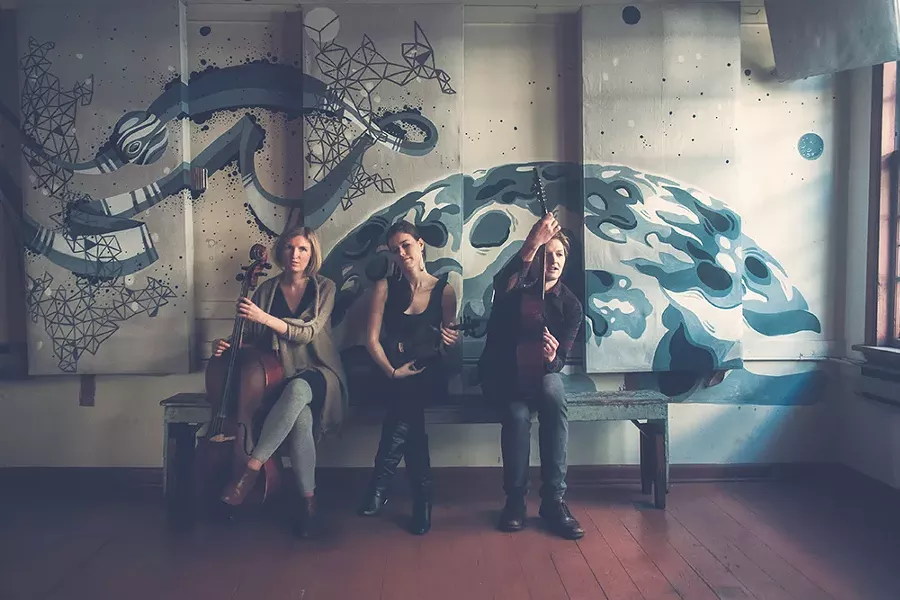 The recently turned three-piece, & Yet, plays the Bartlett Friday. - OCEANNA TOUT