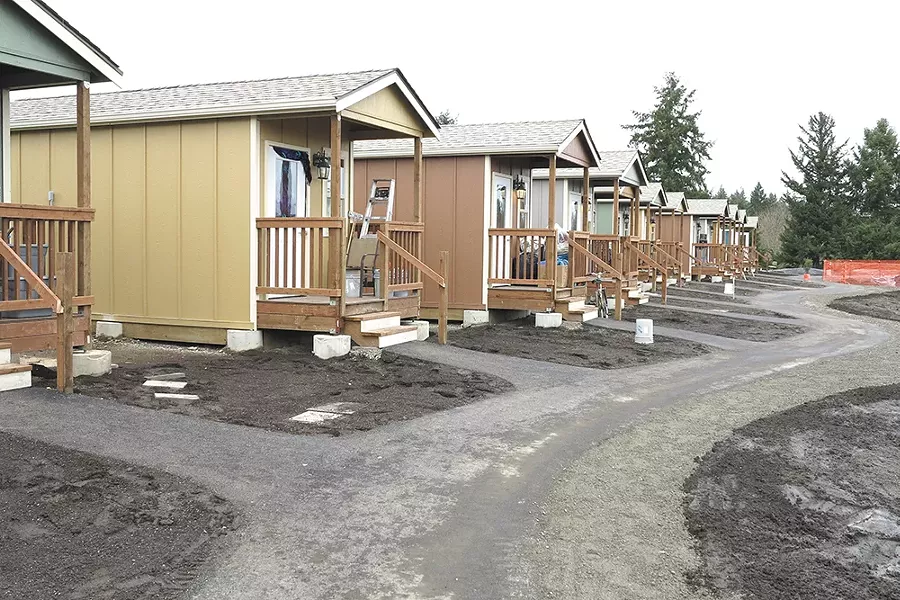 The residents at Olympia’s Quixote Village give input into nearly every facet of their community. - TIM RANSOM