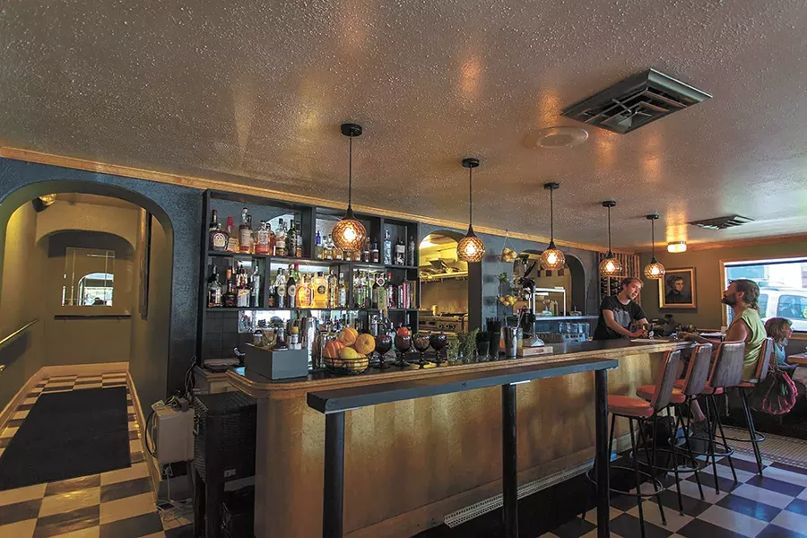 The restored bar at Ruins. - MATT WEIGAND