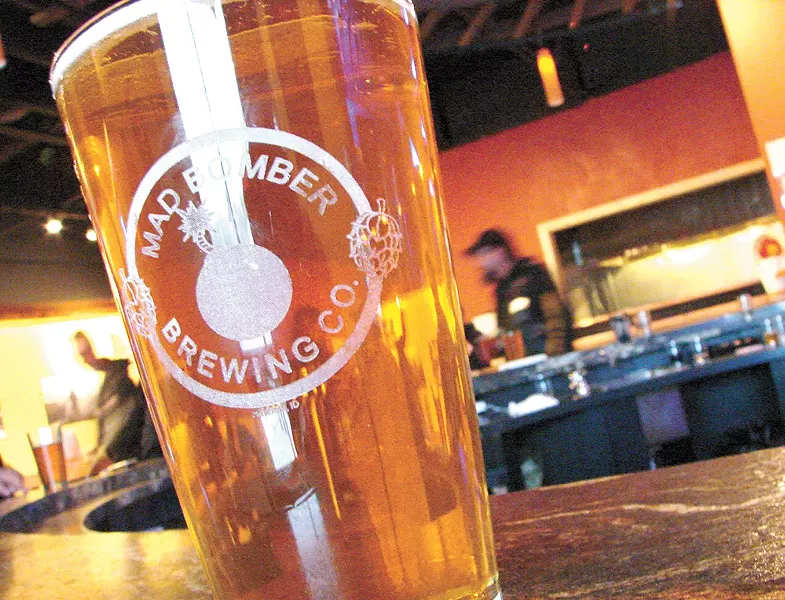 The Saint Nicholas Pale Ale from Mad Bomber. - CARRIE SCOZZARO