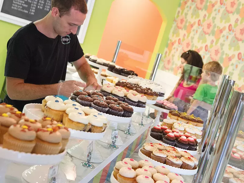 The same cupcakes and other goodies that made Sweet Frostings a hit downtown can now be found in North Spokane. - JENNIFER DEBARROS