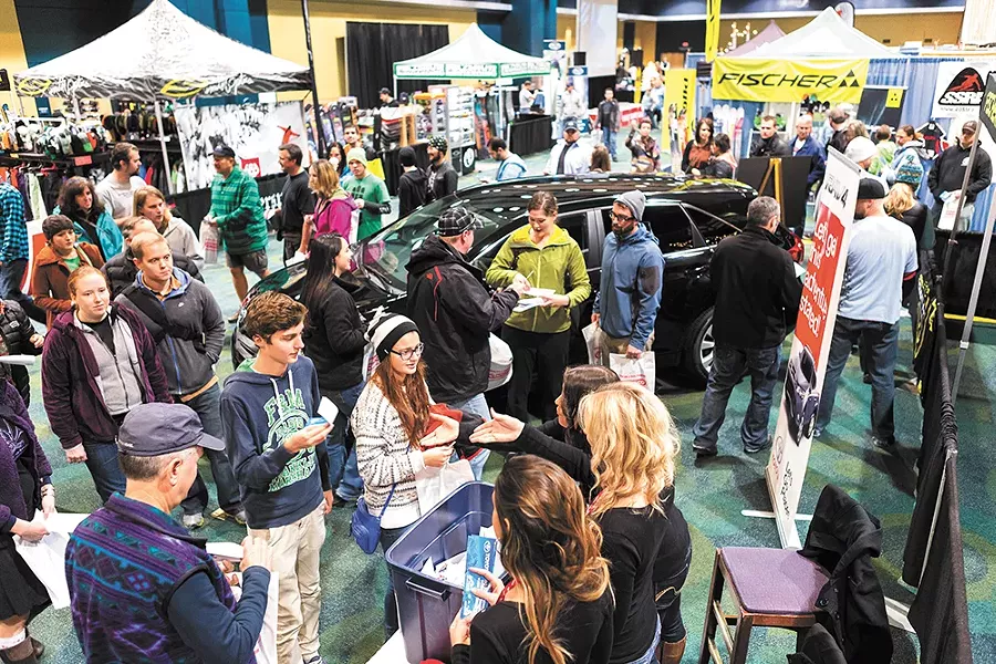 The scene at last year's Snowlander Expo. - STEPHEN SCHLANGE