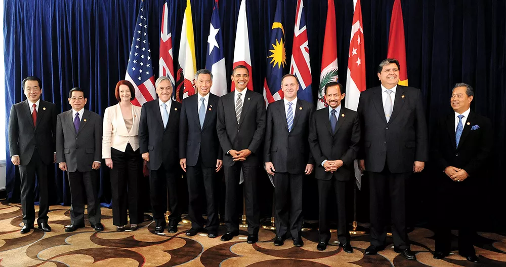 The Trans-Pacific Partnership, says Project Censored, threatens to tip the balance in favor of corporate over public interests. - GOBIERNO DE CHILE