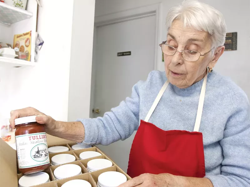 Tullia Barbanti shows off jars of her eponymous product. - MIKE MCCALL