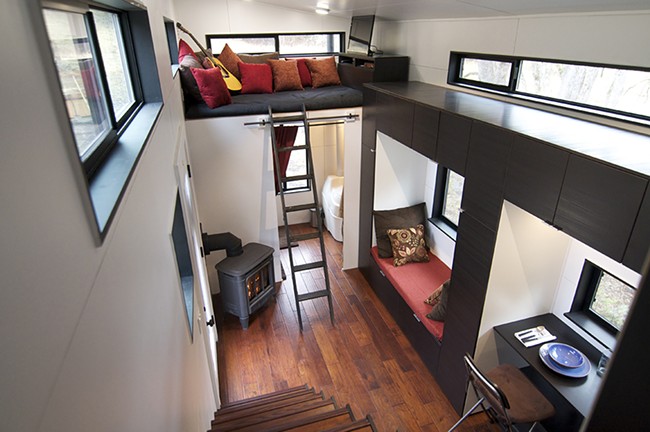 Tiny home interiors from hOMes; some are as small as 200 square feet. - HOME PHOTO