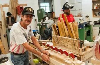 “Keeps me out of the house. Keeps me out of trouble," says Jay Braun, of the Vets Garage. "Hopefully we’ll get a new facility and it will be bigger and better.” - DANIEL WALTERS PHOTO