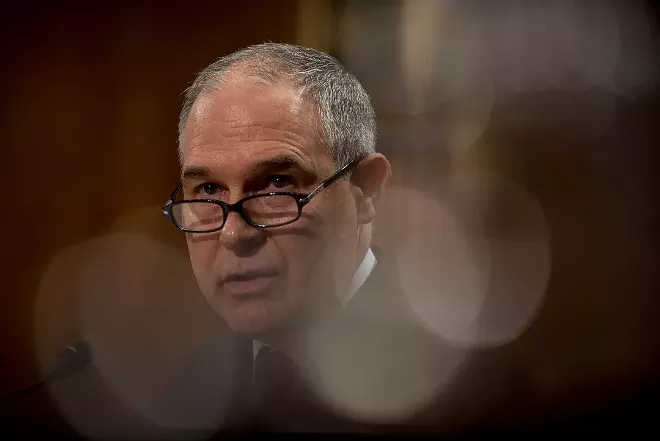 Former head of the EPA, Scott Pruitt, has submitted his resignation to President Trump. - GABRIELLA DEMCZUK/THE NEW YORK TIMES