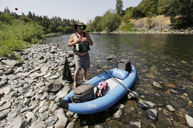 Meet the Spokane River Pirate, the man who floats the river almost every day
