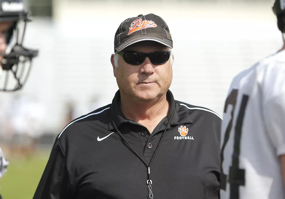Lewis and Clark coach Dave Hughes says he has "no problem" talking with parents about concussion safety. - YOUNG KWAK